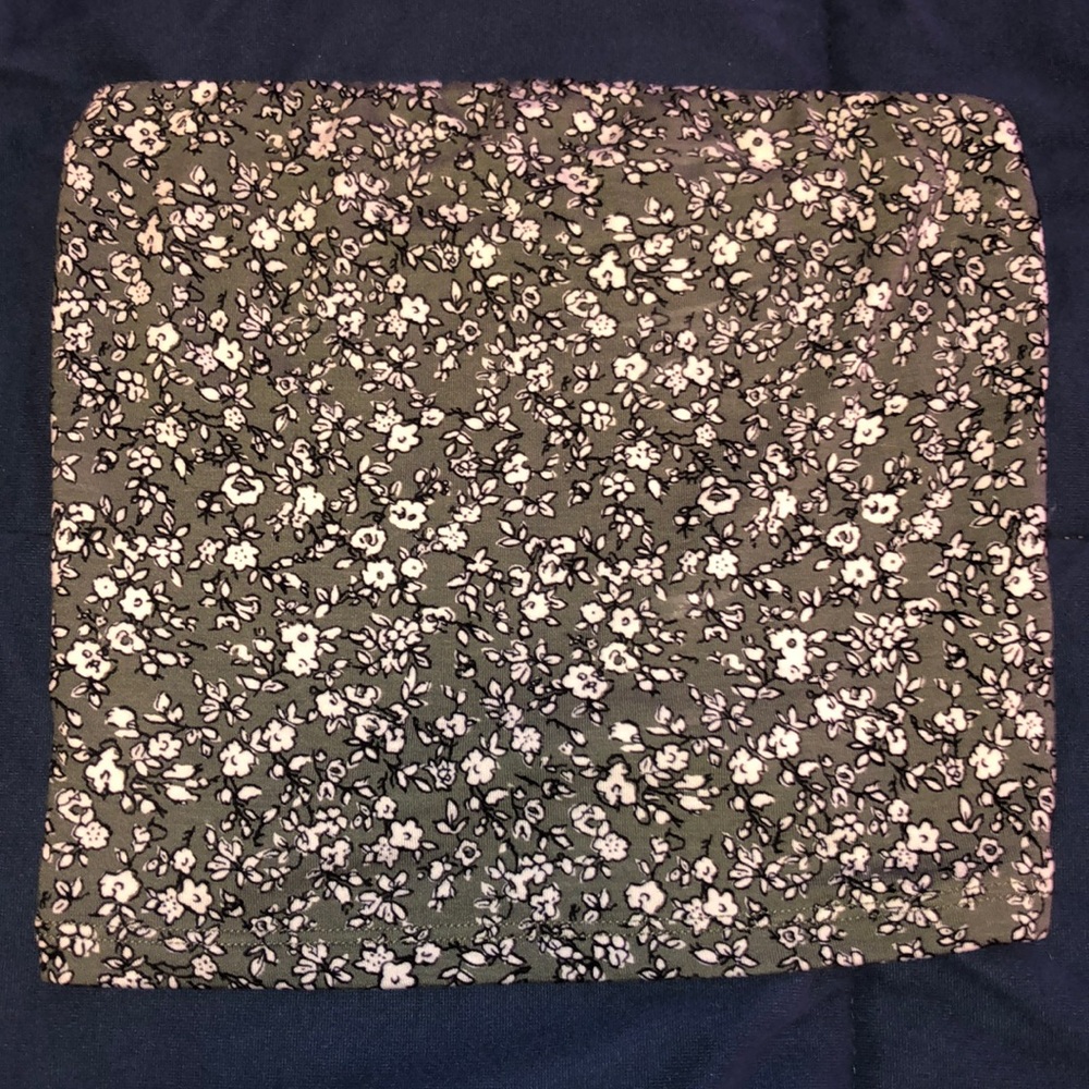 american eagle floral bandeau top